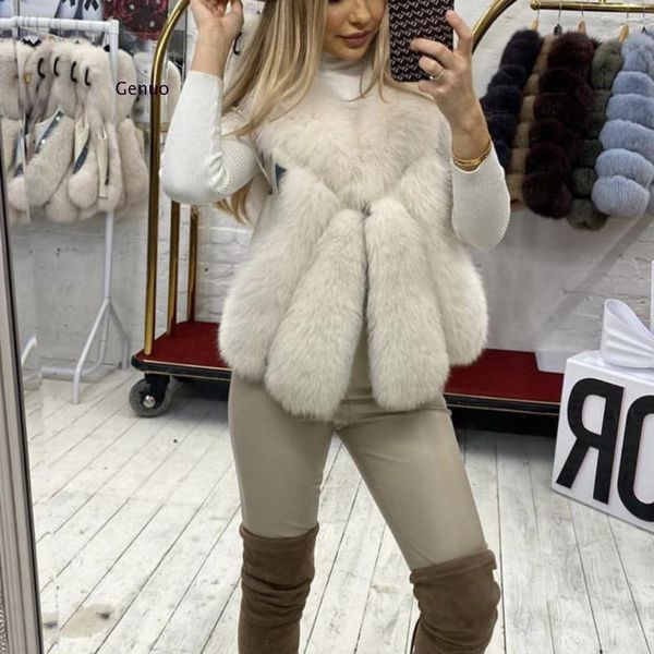 women's fur & faux vests winter coat oversized sleeveless jacket female thick warm vest fashion casual fluffy artificial, Black
women's fur & faux vests winter coat oversized sleeveless jacket female thick warm vest fashion casual fluffy artificial, Black