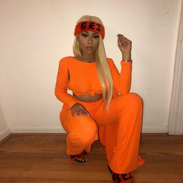 women's fluorescent orange rib 2-piece + wide leg pants 8323 swimsuit bandage bathing suits pad
women's fluorescent orange rib 2-piece + wide leg pants 8323 swimsuit bandage bathing suits pad