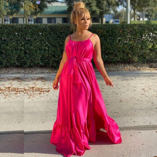 haoyuan satin spaghetti strap long maxi dress women plus size summer clothes ruched ruffle elegant night party club dresses1, Black;gray
haoyuan satin spaghetti strap long maxi dress women plus size summer clothes ruched ruffle elegant night party club dresses1, Black;gray