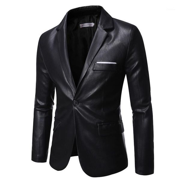 2020 men's autumn slim suit youth handsome motorcycle pu leather suit1, White;black
2020 men's autumn slim suit youth handsome motorcycle pu leather suit1, White;black