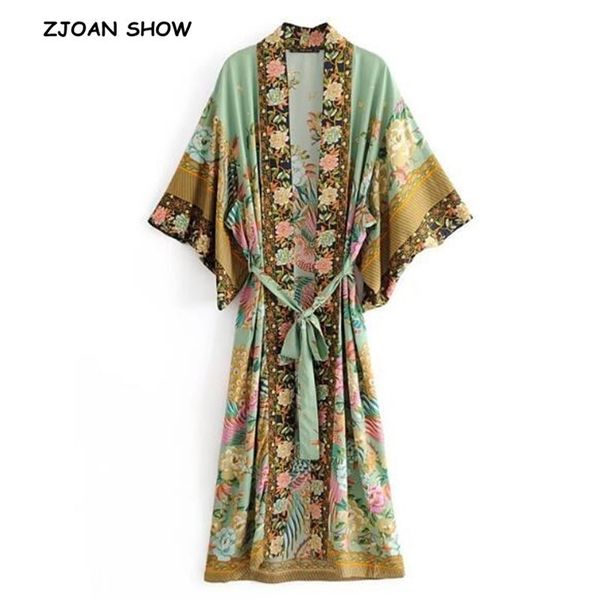 bohemian v neck peacock flower print long kimono shirt ethnic new lacing up with sashes long cardigan loose blouse femme t200322, White
bohemian v neck peacock flower print long kimono shirt ethnic new lacing up with sashes long cardigan loose blouse femme t200322, White