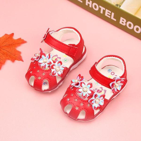 sandals led baby summer kids for girls cute flower soft breathable toddler shoes close toe anti-slip light1, Black;red
sandals led baby summer kids for girls cute flower soft breathable toddler shoes close toe anti-slip light1, Black;red