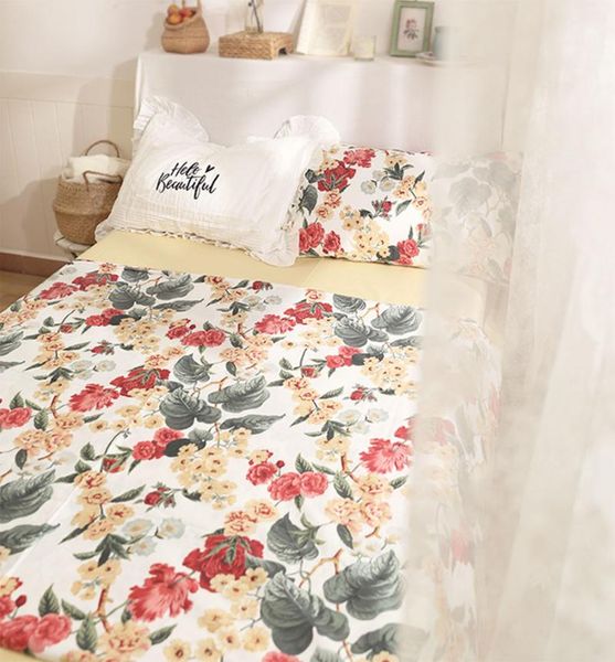 vintage pastoral flower bedding set,cotton twin full king single double home textile bed sheet pillow case duvet cover
vintage pastoral flower bedding set,cotton twin full king single double home textile bed sheet pillow case duvet cover