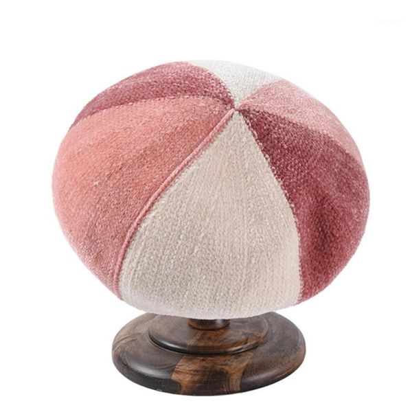 beret autumn color matching hat female color chenille painter hat winter wild knitted wholesale1, Blue;gray
beret autumn color matching hat female color chenille painter hat winter wild knitted wholesale1, Blue;gray