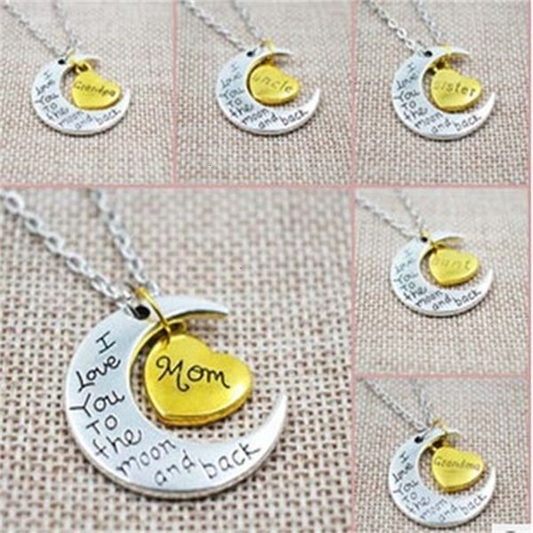 the quality heart i high love you to moon and back mom pendant necklace mother day gift wholesale fashion jewelryngb4
the quality heart i high love you to moon and back mom pendant necklace mother day gift wholesale fashion jewelryngb4