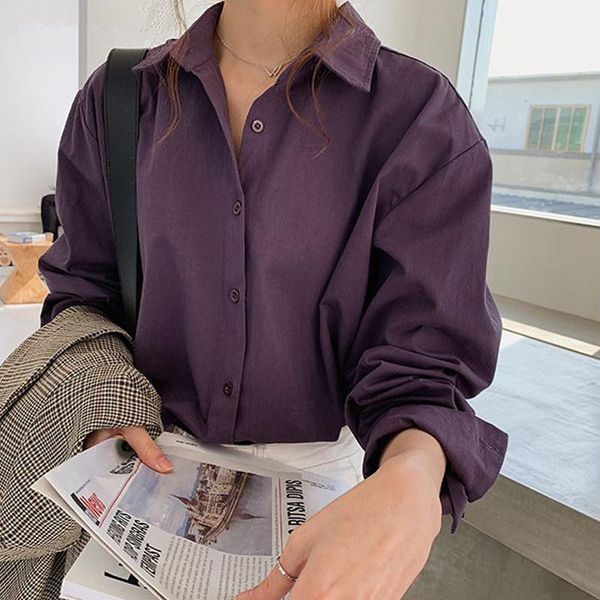women's blouses & shirts autumn winter women turn down collar blouse thicken long sleeve solid color, White
women's blouses & shirts autumn winter women turn down collar blouse thicken long sleeve solid color, White