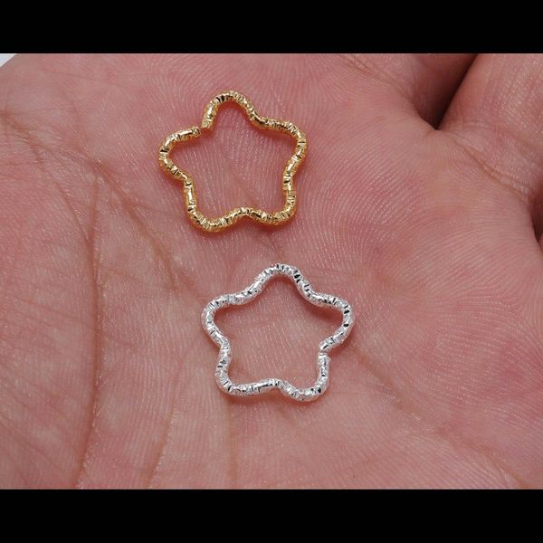 50pcs/lot 16.5mm new style gold star jump rings twisted split rings spacer connectors for jewelry making making supplies wmtbts
50pcs/lot 16.5mm new style gold star jump rings twisted split rings spacer connectors for jewelry making making supplies wmtbts