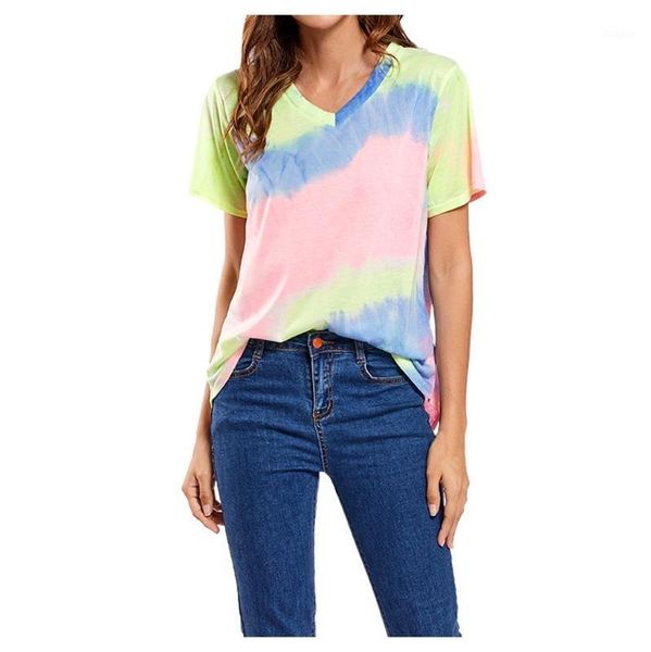 women's blouses & shirts women's patchwork female ropa mujer round neck tie-dye gradient short sleeve blusa feminina1, White
women's blouses & shirts women's patchwork female ropa mujer round neck tie-dye gradient short sleeve blusa feminina1, White