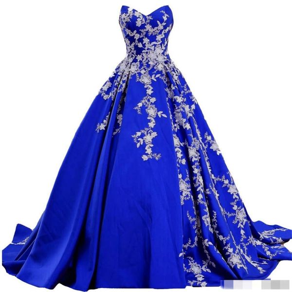 elegant royal blue ball gown prom dresses appliques lace sweetheart strapless long plus size formal evening party wear gowns robe de soriee, Black
elegant royal blue ball gown prom dresses appliques lace sweetheart strapless long plus size formal evening party wear gowns robe de soriee, Black