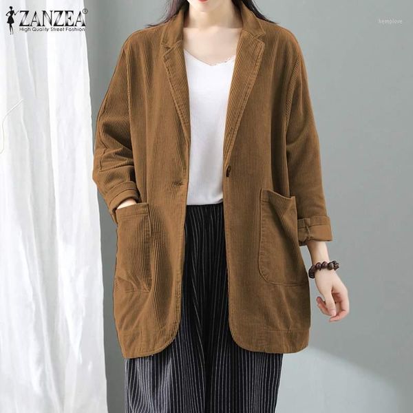 2020 autumn blazers coats fashion women corduroy jackets zanzea vintage long sleeve button solid blazer suits casual outwear1, White;black
2020 autumn blazers coats fashion women corduroy jackets zanzea vintage long sleeve button solid blazer suits casual outwear1, White;black