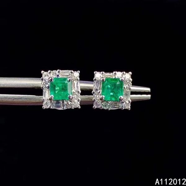 stud kjjeaxcmy fine jewelry 925 silver natural emerald girl earrings ear support test chinese style with box, Golden;silver
stud kjjeaxcmy fine jewelry 925 silver natural emerald girl earrings ear support test chinese style with box, Golden;silver