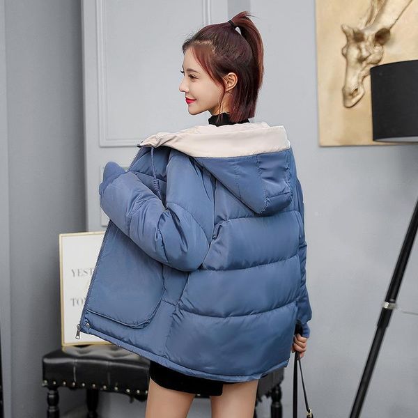 short style solid women's winter parkas hooded female pufffer jacket with zipper plus size loose casual thick overcoat female1, Black
short style solid women's winter parkas hooded female pufffer jacket with zipper plus size loose casual thick overcoat female1, Black