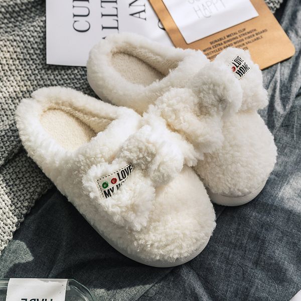 new autumn winter cotton nowknot floor simple and thick home lovers warm non-slip wool slippers x1020, Black
new autumn winter cotton nowknot floor simple and thick home lovers warm non-slip wool slippers x1020, Black