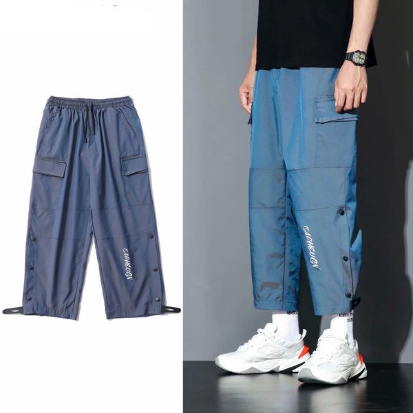 hip hop joggers pant reflective streetwear men harajuku sweatpants casual track pant soft hiphop harem ankle lenght pant, Black
hip hop joggers pant reflective streetwear men harajuku sweatpants casual track pant soft hiphop harem ankle lenght pant, Black