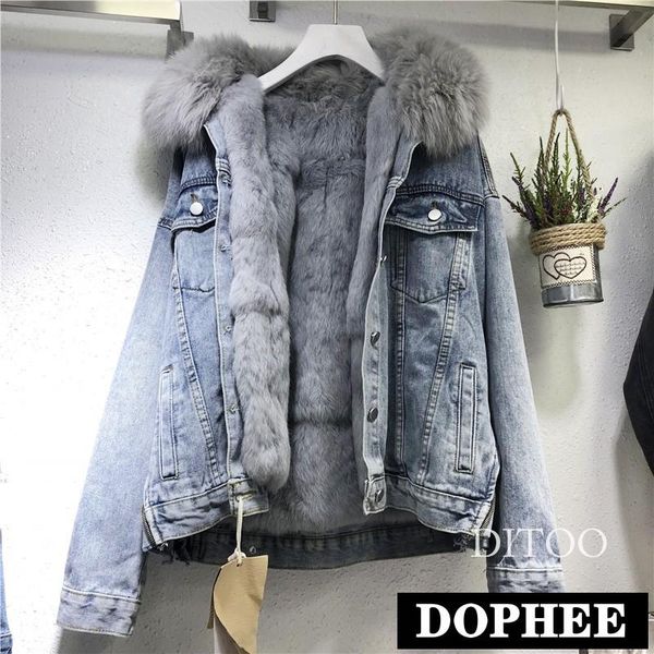 winter denim jacket women detachable real hair liner + natural fur collar jeans coat short parka female padded jacket, Black;brown
winter denim jacket women detachable real hair liner + natural fur collar jeans coat short parka female padded jacket, Black;brown