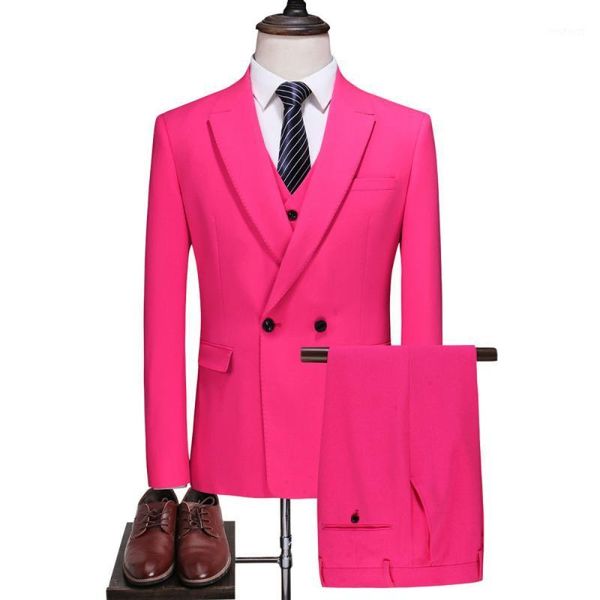 2020 autumn new casual suit business british style mens pink suits 3 piece men's suit single-button wedding ma1, White;black
2020 autumn new casual suit business british style mens pink suits 3 piece men's suit single-button wedding ma1, White;black