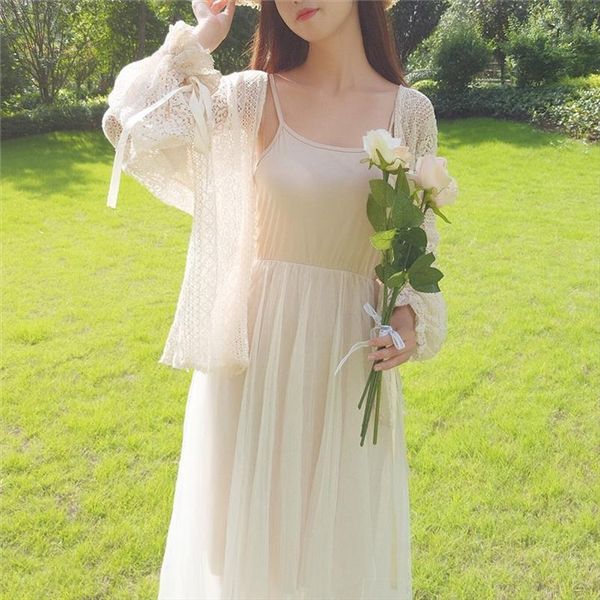 women lace hollow out blouse autumn transaperent shirt cardigan long sleeve sunscreen blouse drop shipping, White
women lace hollow out blouse autumn transaperent shirt cardigan long sleeve sunscreen blouse drop shipping, White