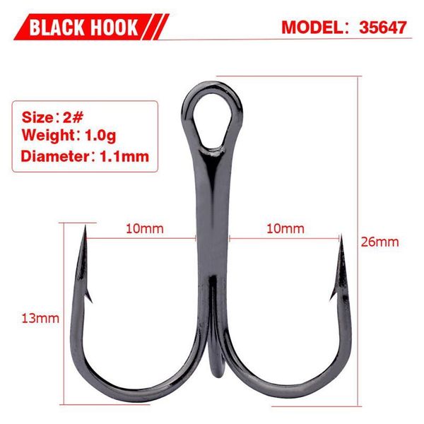 10pcs fishing hooks high steel carbon material treble black fishing hook round folded saltwater bass 4# 6# 8#tack jllgja
10pcs fishing hooks high steel carbon material treble black fishing hook round folded saltwater bass 4# 6# 8#tack jllgja