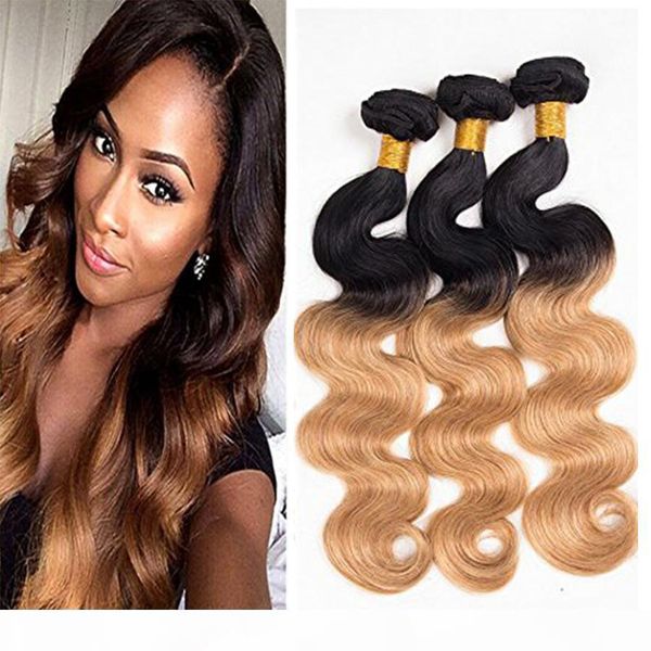 8a ombre hair extensions 1b 27 blonde ombre virgin human hair 3pcs 100g pcs two tone body wave hair weave brazilian peruvian malaysian, Black;brown
8a ombre hair extensions 1b 27 blonde ombre virgin human hair 3pcs 100g pcs two tone body wave hair weave brazilian peruvian malaysian, Black;brown