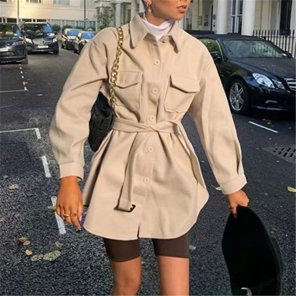 retro wool-like fitted waist turn-down collar single-breasted women's coat, Black;brown
retro wool-like fitted waist turn-down collar single-breasted women's coat, Black;brown