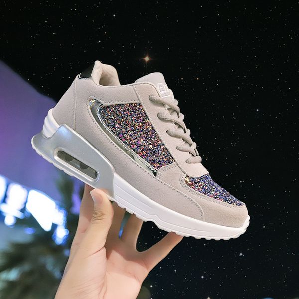 women's ladies wedges sneakers sequins shake shoes fashion girls sport shoes women sneakers woman sneakers shoes black shoe 201203
women's ladies wedges sneakers sequins shake shoes fashion girls sport shoes women sneakers woman sneakers shoes black shoe 201203