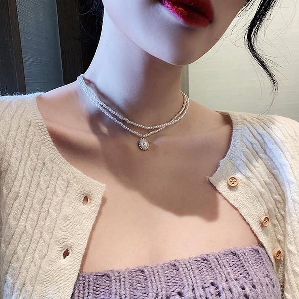 chokers timeonly elegant double layering imitation pearl choker necklaces faux pearls beads neckalce for women mejur wedding accessories, Golden;silver
chokers timeonly elegant double layering imitation pearl choker necklaces faux pearls beads neckalce for women mejur wedding accessories, Golden;silver