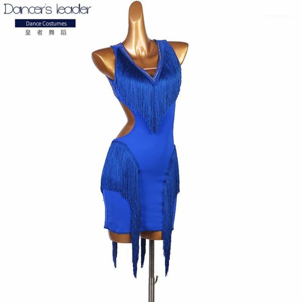 stage wear latin dance dress backless performance competition tassel three-step square skirt1, Black;red
stage wear latin dance dress backless performance competition tassel three-step square skirt1, Black;red
