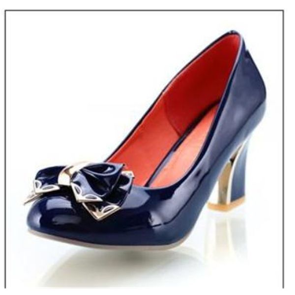2021 send korean new style bowknot coarse heel heeled women's single shoes sbbf, Black
2021 send korean new style bowknot coarse heel heeled women's single shoes sbbf, Black