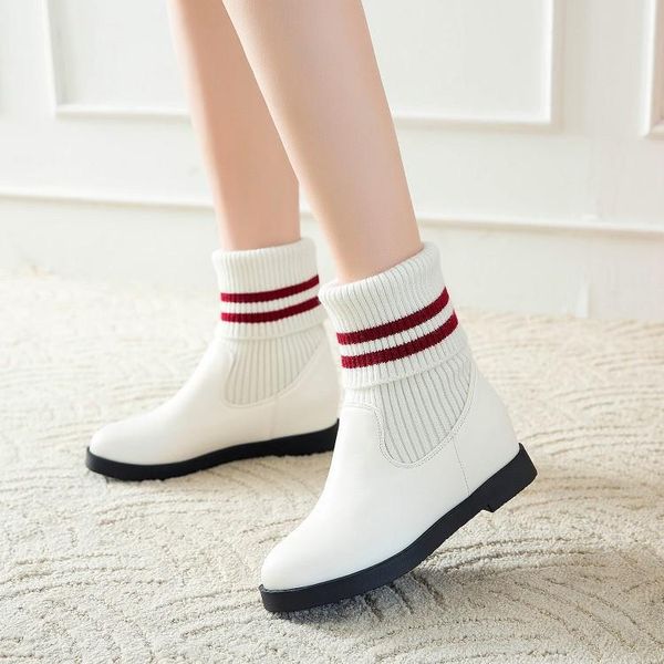 boots women new 2020 luxury designer round toe female shoes rubber low fashion large size ladies mid calf rock fabric, Black
boots women new 2020 luxury designer round toe female shoes rubber low fashion large size ladies mid calf rock fabric, Black