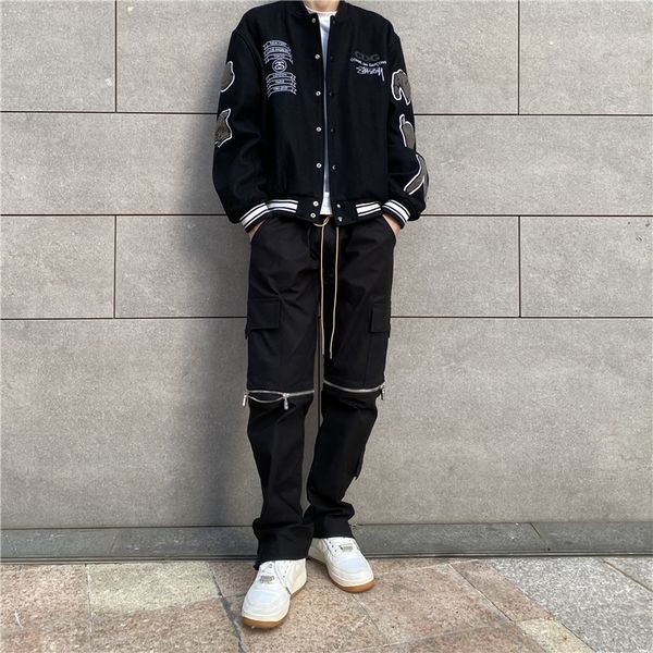 rhude new pill zipper drawstring pants casual straight leg high street black pocket overalls
rhude new pill zipper drawstring pants casual straight leg high street black pocket overalls