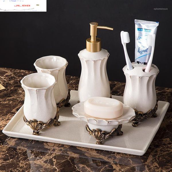 european style bathroom five-piece suit bathroom supplies white kit toiletries wash set home ceramics decorative accessories1
european style bathroom five-piece suit bathroom supplies white kit toiletries wash set home ceramics decorative accessories1