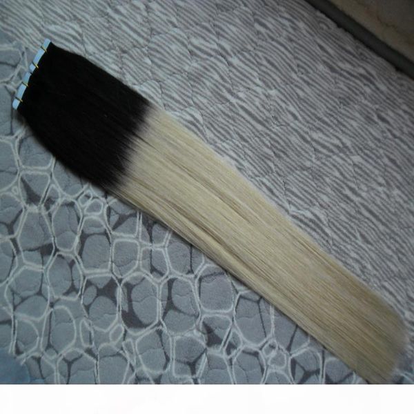 40pcs lot t1b 613 ombre tape hair extensions 100g tape in human hair extensions adhesive straight skin weft invisible tape hair extensions, Black
40pcs lot t1b 613 ombre tape hair extensions 100g tape in human hair extensions adhesive straight skin weft invisible tape hair extensions, Black