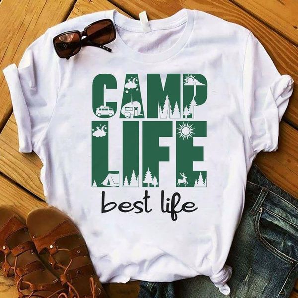 women lady t shirt camper life printed tshirt ladies short sleeve loose tee shirt women female clothes graphic t-shirt, White
women lady t shirt camper life printed tshirt ladies short sleeve loose tee shirt women female clothes graphic t-shirt, White