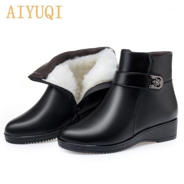 boots aiyuqi 2021 genuine leather mom in snow flat non-slip women winter big size 41 42 43 ankle booties women1, Black
boots aiyuqi 2021 genuine leather mom in snow flat non-slip women winter big size 41 42 43 ankle booties women1, Black
