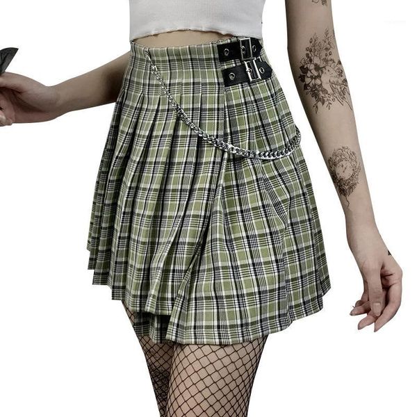 plaid mini pleated skirt for girls high waist harajuku women skirts fit preppy style chain decorate woven irregular summer 20201, Black
plaid mini pleated skirt for girls high waist harajuku women skirts fit preppy style chain decorate woven irregular summer 20201, Black