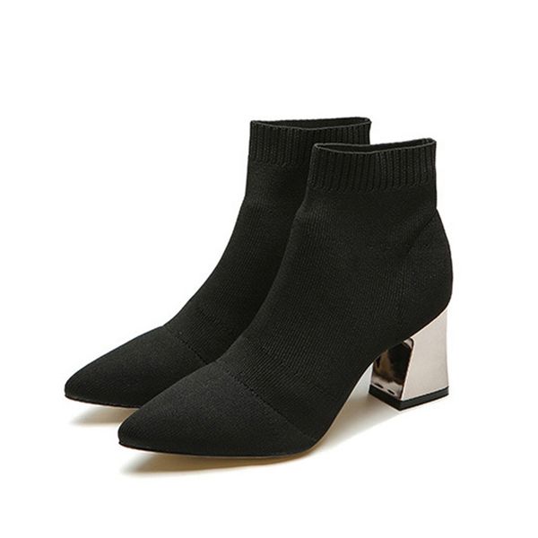 women fret fashion black knitting straight martin high heels boots half slide cd1g
women fret fashion black knitting straight martin high heels boots half slide cd1g