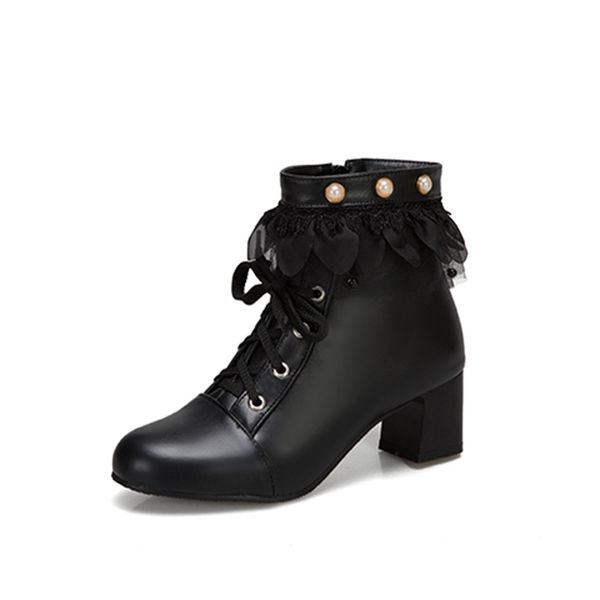 2021 the new casual-toed round-toe fashion with beads lace lace-up black ankle chunky riding boots women's shoes v7cy
2021 the new casual-toed round-toe fashion with beads lace lace-up black ankle chunky riding boots women's shoes v7cy