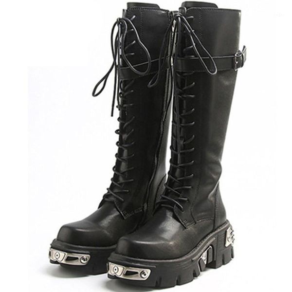 boots buckle thick bottom women fashion mid-calf round toe botas mujer platform zipper plus cross lace-up stivali1, Black
boots buckle thick bottom women fashion mid-calf round toe botas mujer platform zipper plus cross lace-up stivali1, Black
