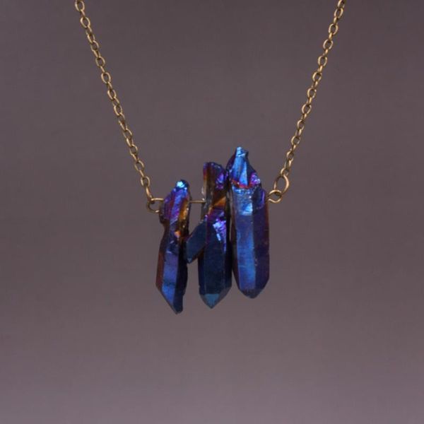 6 pcs trendy 3 sets natural titanium quartz stone pendant rough druzy power crystal column pendants necklaces fine jewelry, Silver
6 pcs trendy 3 sets natural titanium quartz stone pendant rough druzy power crystal column pendants necklaces fine jewelry, Silver