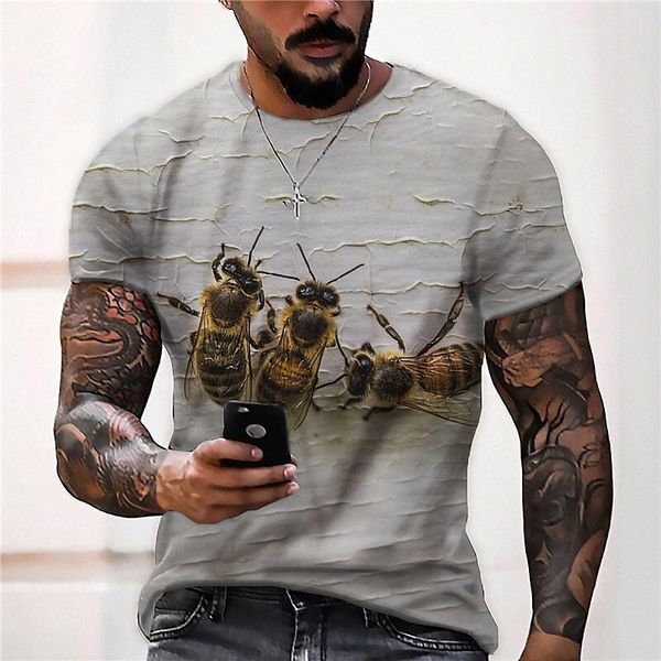men's tee t shirt shirt 3d print graphic prints bee crew neck daily holiday print short sleeve casual designer big and tall gray / sum, White;black
men's tee t shirt shirt 3d print graphic prints bee crew neck daily holiday print short sleeve casual designer big and tall gray / sum, White;black