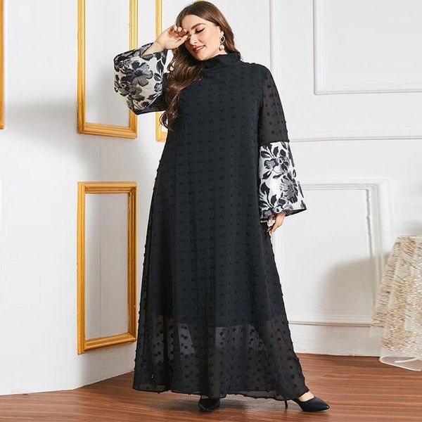 american ethnic oversized loose black long dress embroidered bat sleeve round neck pullover mother dress muslim women1, Black;gray
american ethnic oversized loose black long dress embroidered bat sleeve round neck pullover mother dress muslim women1, Black;gray