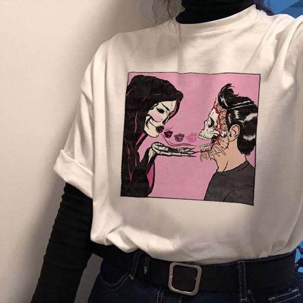 summer korean fun spoof street casual cute album gothic hip hop ulzzang dropshipping print harajuku tees punk black tshirt, White
summer korean fun spoof street casual cute album gothic hip hop ulzzang dropshipping print harajuku tees punk black tshirt, White