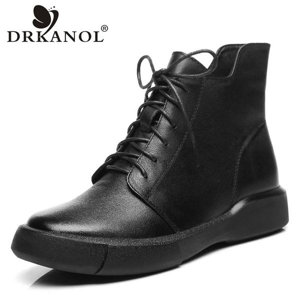 boots drkanol fashion women genuine leather autumn winter warm shoes flat ankle non-slip rubber short black
boots drkanol fashion women genuine leather autumn winter warm shoes flat ankle non-slip rubber short black