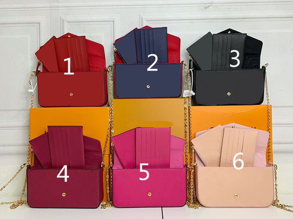 lettter sugao bag handbags clutch chain with crossbody purse leather genuine and wallet 3pcs box desiger shoulder bag pink flower print ugus, Red;black
lettter sugao bag handbags clutch chain with crossbody purse leather genuine and wallet 3pcs box desiger shoulder bag pink flower print ugus, Red;black