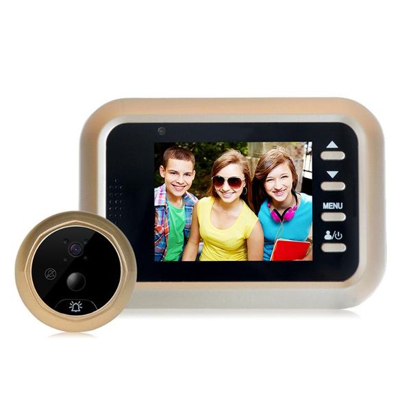 2.4 inch doorbell viewer digital door wireless video peephole camera ir night vision motion sensor 1mp automatic capture
2.4 inch doorbell viewer digital door wireless video peephole camera ir night vision motion sensor 1mp automatic capture