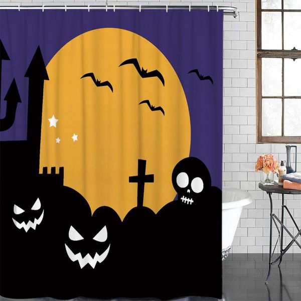 shower curtains bathroom curtain halloween moon ghost pattern waterproof fabric decoration
shower curtains bathroom curtain halloween moon ghost pattern waterproof fabric decoration