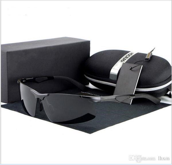 hdcrafter new polarized sunglasses men without frame aluminum and magnesium sports driving mirror riding glasses e300 with glasses box, Black
hdcrafter new polarized sunglasses men without frame aluminum and magnesium sports driving mirror riding glasses e300 with glasses box, Black