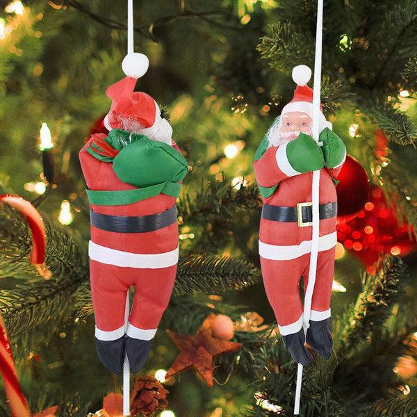 christmas decoration santa claus climbing on rope diy indoor outdoor christmas tree hanging ornament for home decoration navidad
christmas decoration santa claus climbing on rope diy indoor outdoor christmas tree hanging ornament for home decoration navidad
