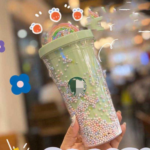 2021 starbucks cup tumblers 450ml cute rainbow double plastic with straws pet material kids girlfirend for gift productsfkjd
2021 starbucks cup tumblers 450ml cute rainbow double plastic with straws pet material kids girlfirend for gift productsfkjd