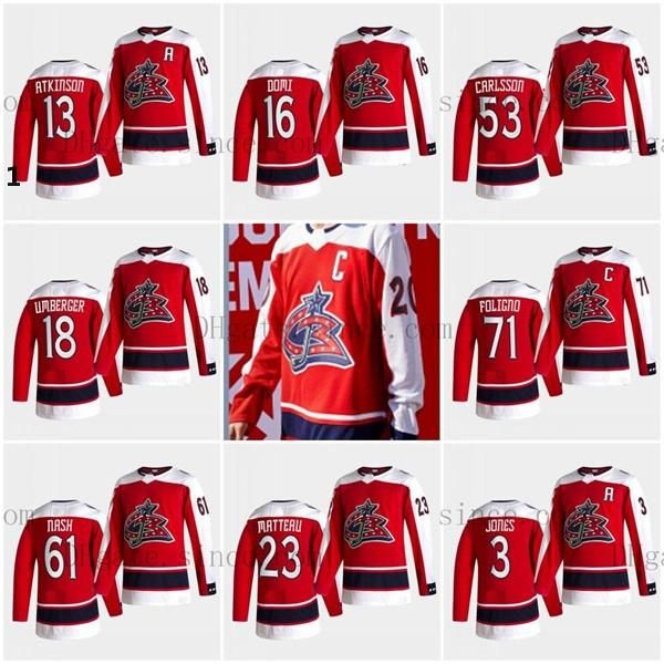 13 cam atkinson columbus blue jackets 2021 reverse retro nick foligno seth jones max domi dubois zach werenski korpisalo mikko koivu jersey, Black;red
13 cam atkinson columbus blue jackets 2021 reverse retro nick foligno seth jones max domi dubois zach werenski korpisalo mikko koivu jersey, Black;red